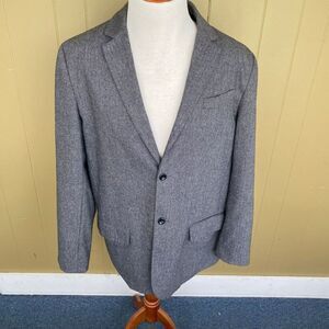 Old Navy men X-Large wool blend 2 button blazer inner and outer chest pocket